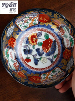 宜悅家居【瓷器餐具】美濃燒日本陶瓷碗家用和風餐具日式吃飯湯碗拉面碗大號復古盤子碗 滿488出貨