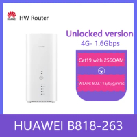 Unlocked Huawei B818 B818-263 4G Router 3 Prime LTE CAT19 Router 4G B1/3/5/7/8/20/26/28/32/38/40/41/42/43 Wirless CPE Router