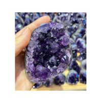 Natural geode quartz crystals healing stones Uruguay amethyst cluster for Home Decoration
