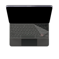 【ZIYA】Apple 11吋 iPad Air /11吋 Pro 第1234代 /Air 第45代 巧控鍵盤保護膜(超透明矽膠材質)