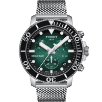 【TISSOT天梭 官方授權】Seastar潛水計時石英錶(T1204171109100)