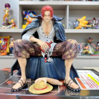 17cm One Piece Shanks Figure Film Red Yonko Replacement Hand Anime Figure Pvc Model Toys