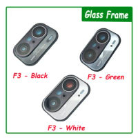Rear Lens Frame Holder Housing Back Rear Camera Glass Lens With Cover Frame With Adhesive For Xiaomi Poco F3 / For Redmi K40