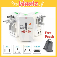 (CHGR24) All-in-one Universal International Travel Adapter Power Adapter with AU US UK EU Converter 