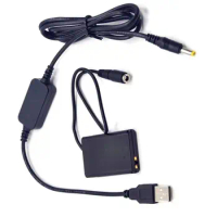 ACK-DC100 Power Bank 5V USB Cable NB-12L NB12L Dummy Battery DR-100 DC Coupler For Canon G1 X Mark II N100 Camera