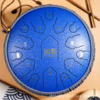 Ethereal drum 15-tone 14-inch C steel tongue drum color hollow drummer disc Wangyou drum professional