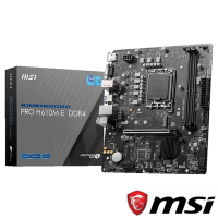 MSI微星 PRO H610M-E DDR4 主機板