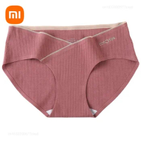 Xiaomi 3pcs Women Cotton Underwear Silk Seamless Panties Women Low Waist Breathable Briefs Soft Breathable Comfortable Shorts