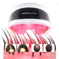Lescolton Factory 650nm Diode Laser Hair Growth Anti Hair Loss Treatment Head Cap The Best Hair Growth Helmet