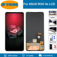 6.78" Original Amoled For Asus ROG Phone 5 LCD Display Screen Touch Panel Digitizer For Asus ZS673KS 1B048IN I005DB I005DA lcd
