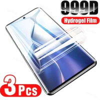 3PCS Hydrogel Film For Realme GT Neo 5 SE C55 C53 C51 Screen Protector For Realme 11X 11 10 9 8 7 Pro Plus Protective Film