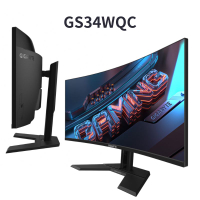 【最高折200+跨店點數22%回饋】GIGABYTE 技嘉 GS34WQC 34吋/1ms/HDMI/DP/DP/VA 曲面電競螢幕