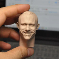 1/6 Scale Joker Without Hair Heath Ledger Head Sculpt Unpainted Fit 12" Figure