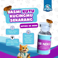 Obat Kutu Tetes Detick Dr NEKO 1 mL untuk Hewan 1- 10 kg anjing kucing plus spuit 1 cc