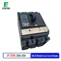 3P 250N 200A 250A MCCB Moulded Case Circuit Breaker NSX Type Air Switch Distribution Protection