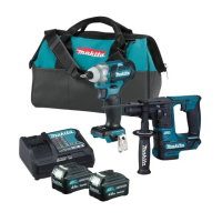 【MAKITA 牧田】12V鋰電無刷雙機組-鎚鑽＋衝擊起子(CLX219SMX1)