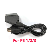 High Quality RGB Scart Cable For Sony For Playstation 1/2/3 For PS1 PS2 PS3 Game Console Scart Line TV AV Lead Cord Wire