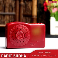 Radio Budha Mini Emas Lagu Musik Buhda Treal Adaptor Radio Budha Da Bei Zhou Radio Tape Sembahyang M