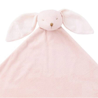 美國Angel Dear 動物嬰兒毛毯 粉色小兔-新款