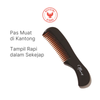 Beard Pocket Comb MAAZ GROOMING: Sisir Saku Brewok dan Jenggot Minimalis Kering