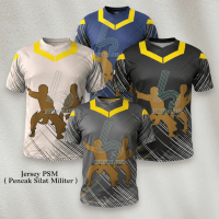 KAOS (PSM) PENCAK SILAT MILITER LENGAN PENDEK | FULL PRINTING | DRYFIT TERBARU