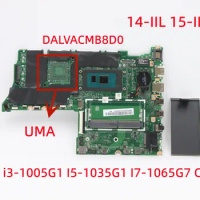 DALVACMB8D0 For Lenovo ThinkBook 14-IIL 15-IIL Laptop Motherboard With i3-1005G1 I5-1035G1 I7-1065G7 CPU UMA 100% Tested
