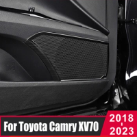 For Toyota Camry 70 XV70 2018-2020 2021 2022 2023 Car Door Audio Speaker Cover Loudspeaker Frame Interior Modified Accessories