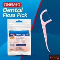Onemed Dental Floss Refill /50 Sachet Benang Pembersih Sela Gigi Gagang Tusuk Alat Kebersihan Gigi O
