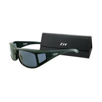 《台南悠活運動家》ZIV S100001 黑框灰片 ELEGANT時尚外掛太陽眼鏡 23