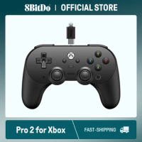 8BitDo - Pro 2 Wired Controller for Xbox Series, Series S, X, Xbox One, Windows 10, 11