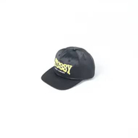 Topi STUSSY BURLY THREAD EMBROIDERY YELLOW BLACK CAP 100% ORIGINAL