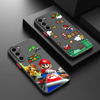 Super Mario Games For Samsung Galaxy A91 A81 A71S A53 A04S A14 A13 A12 Frosted Translucent phone Case