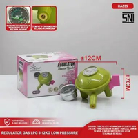 Regulator Kompor Gas/Selang Gas Tekanan Rendah&Tekanan Tinggi Anti Bocor Anti Meledak SNI LPG 3-12KG