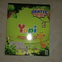 Yupi Permen 132gr, Yupi Permen 144gr Yupi Jungle Fun 132gr (Hijau)