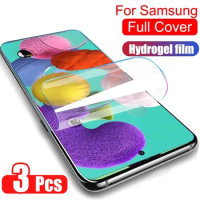 3PCS Hydrogel Film For Samsung Galaxy A51 A12 A52 A71 A41 A70 A50 A31 A72 Screen Protector on Samsung A53 5G A32 A23 A52S Film