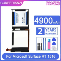 GUKEEDIANZI Replacement Battery P21GK3 4900mAh For Microsoft Surface RT 1516 Tablet PC 21CP4/106/96 7.4V