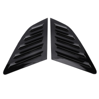 aimey ฝาครอบช่องระบายอากาศด้านข้างกระจกหลังรถยนต์ 2 ชิ้น สำหรับ Audi A3/S3 8V Hatchback 2014-2020 (Z