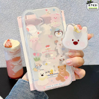 Ốp Lưng Tương Thích Cho Oppo A18 A3X A54 A15 A58 A60 A38 A7 A17 A57 A12 Bowknot Ngọt Gấu Chó Con Pen