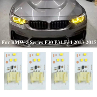 For 2013-2015 BMW 3 Series Yellow Angel Eyes DRL Board F30 F31 F35 320i 328i 335i Daylight Xenon Hea