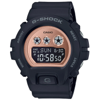 【CASIO 卡西歐】G-SHOCK 時尚電子女錶 橡膠錶帶 防水200米(GMD-S6900MC-1D)