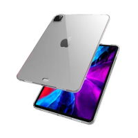 For iPad Pro 12.9 inch 2022 Case Ultra Thin Transparent Protective Case for Pro 12.9 2021/2020/2018 Soft Silicone Cover Funda
