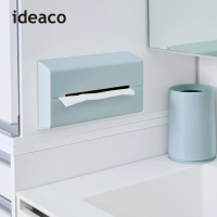 【ideaco】ABS壁掛/桌上兩用面紙架(衛生紙架 抽取式 紙巾盒 面紙盒 衛生紙盒)