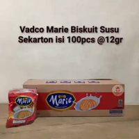 Biskuit Marie susu vadco 12 gr marie regal (ds bgr) Karton Marie Vadco
