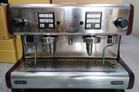 中古/二手 咖啡機租賃租購- 義大利 La scala CARMEN A/2 雙孔半自動咖啡機+良鎂定量磨豆機