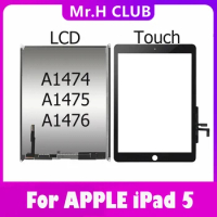 LCD For iPad Air 5 5th iPad 5 A1474 A1475 A1476 LCD Display Touch Screen Digitizer Sensors Assembly Panel Replacement 100%Tested