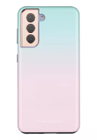 Polar Polar Blue Pink Pastel 藍粉紅粉彩 Samsung Galaxy S21 5G 防摔手機殼 (光面)