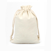 麻布袋15x20CM 棉布束口袋 拉繩袋 收納袋 咖啡豆袋 禮品袋 米袋 【DE391】 123便利屋
