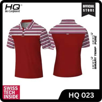 Baju Polo Shirt Swiss Tech Golf Polyester DriFit Premium Quality HQ #023 M BLACK