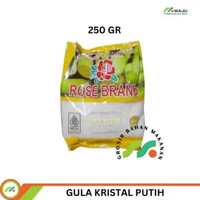 Gula Rose Brand 250 gr 1 Dus (40 pcs) — Gula Kristal Putih Premium | Gula Pasir Halus | Gula Putih B