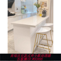 {臺灣公司貨 可打統編}輕奢吧臺家用廚房島臺餐桌置物料理柜操作烘焙臺開放式中島臺小戶